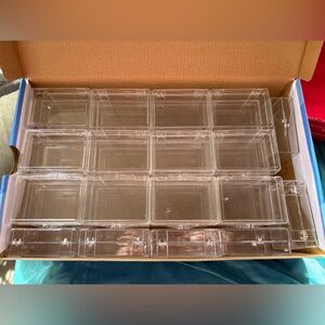 Clear Cases - Transparent - Use for small jewelry, beads, crafts, etc